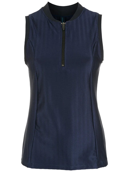Zip-Front Blouse