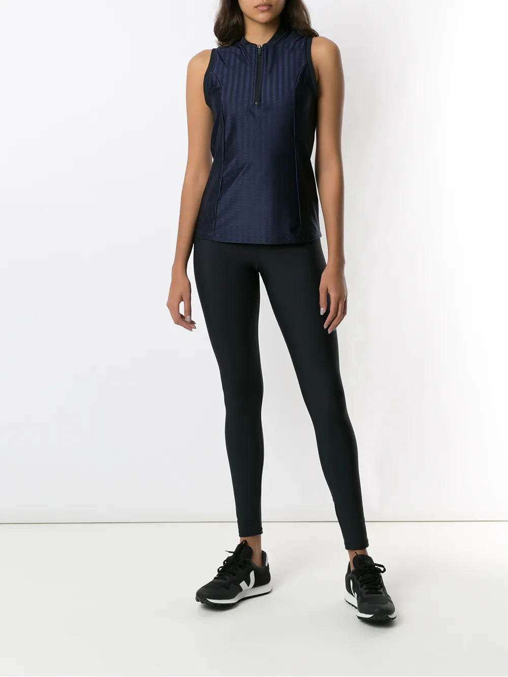 Zip-Front Blouse