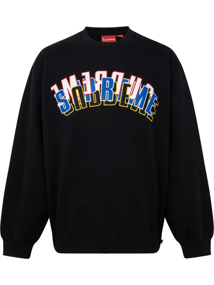 Stacked-Logo Crew-Neck Sweatshirt