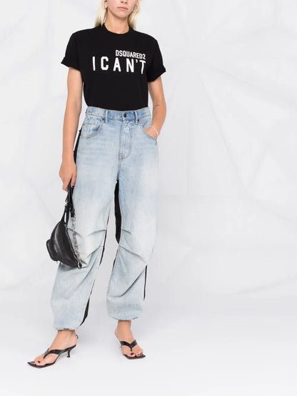 Slogan-Print T-Shirt