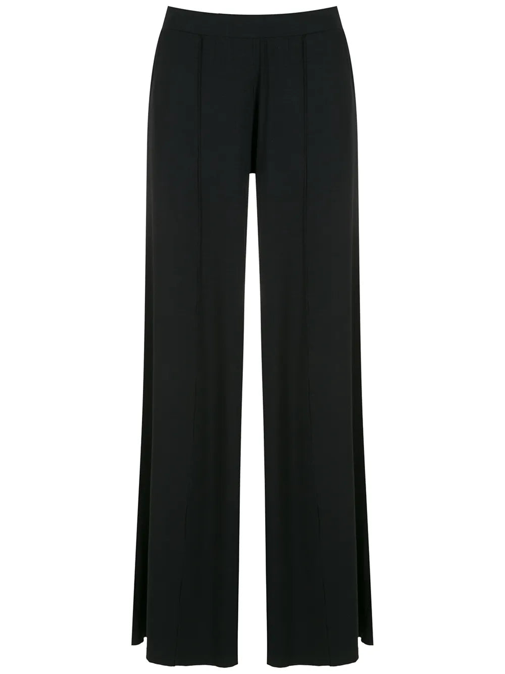 Flared Pleated Trousers
