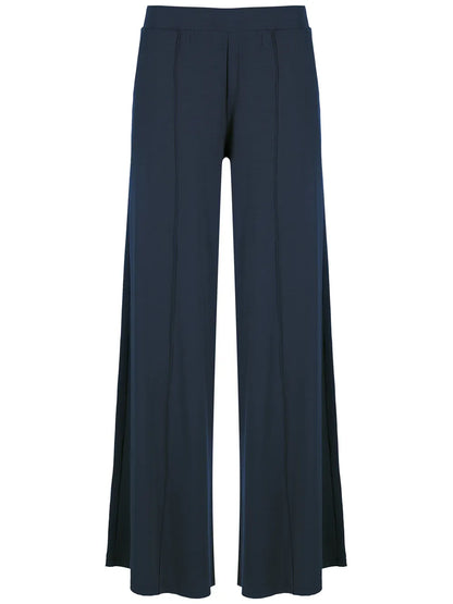 Flared Pleated Trousers
