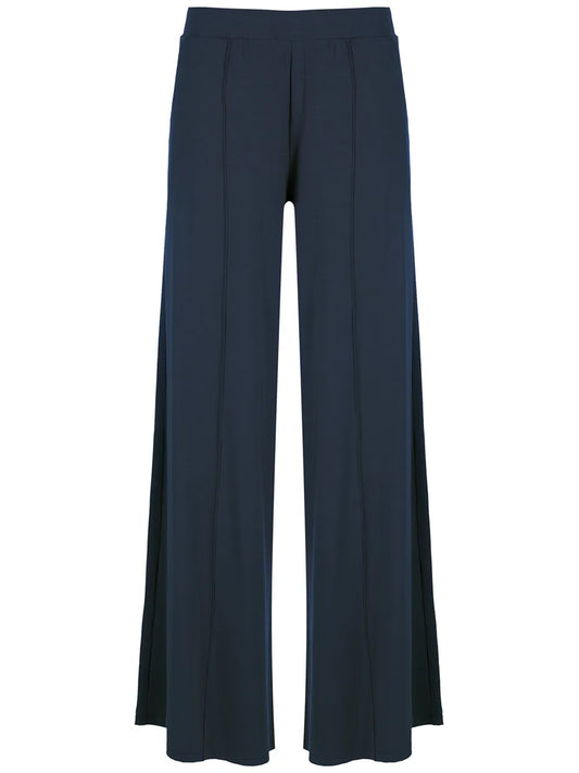Flared Pleated Trousers