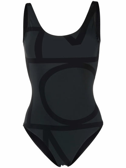 Monogram Low-Back Swimsuit