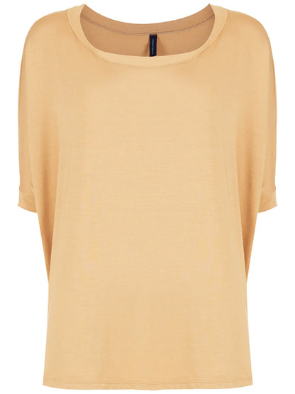 Cropped-Sleeve T-Shirt