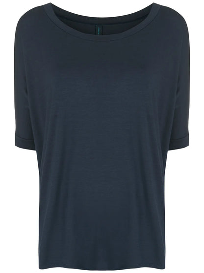 Cropped-Sleeve T-Shirt