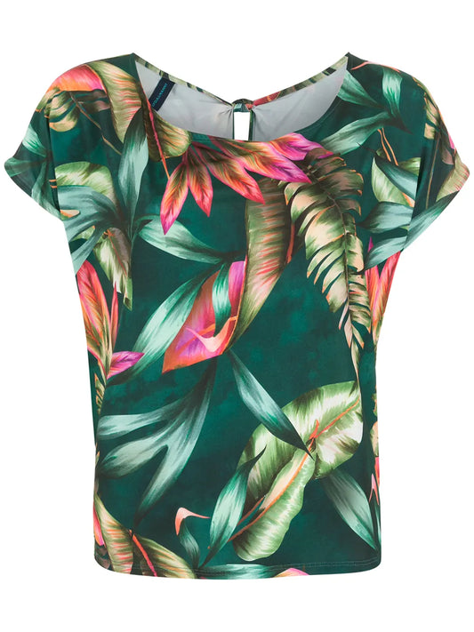 Sima Leaf-Print T-Shirt