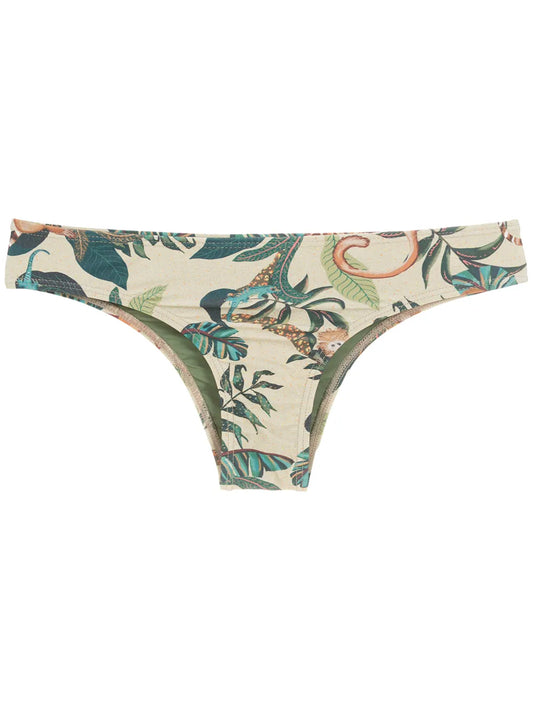 Wakiki Leaf-Print Pants