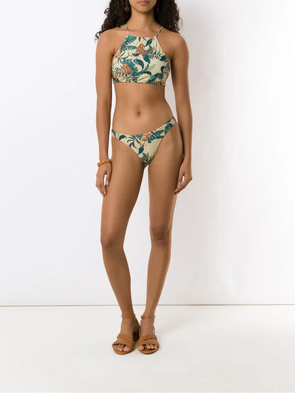 Ilana Floral-Print Bikini Top