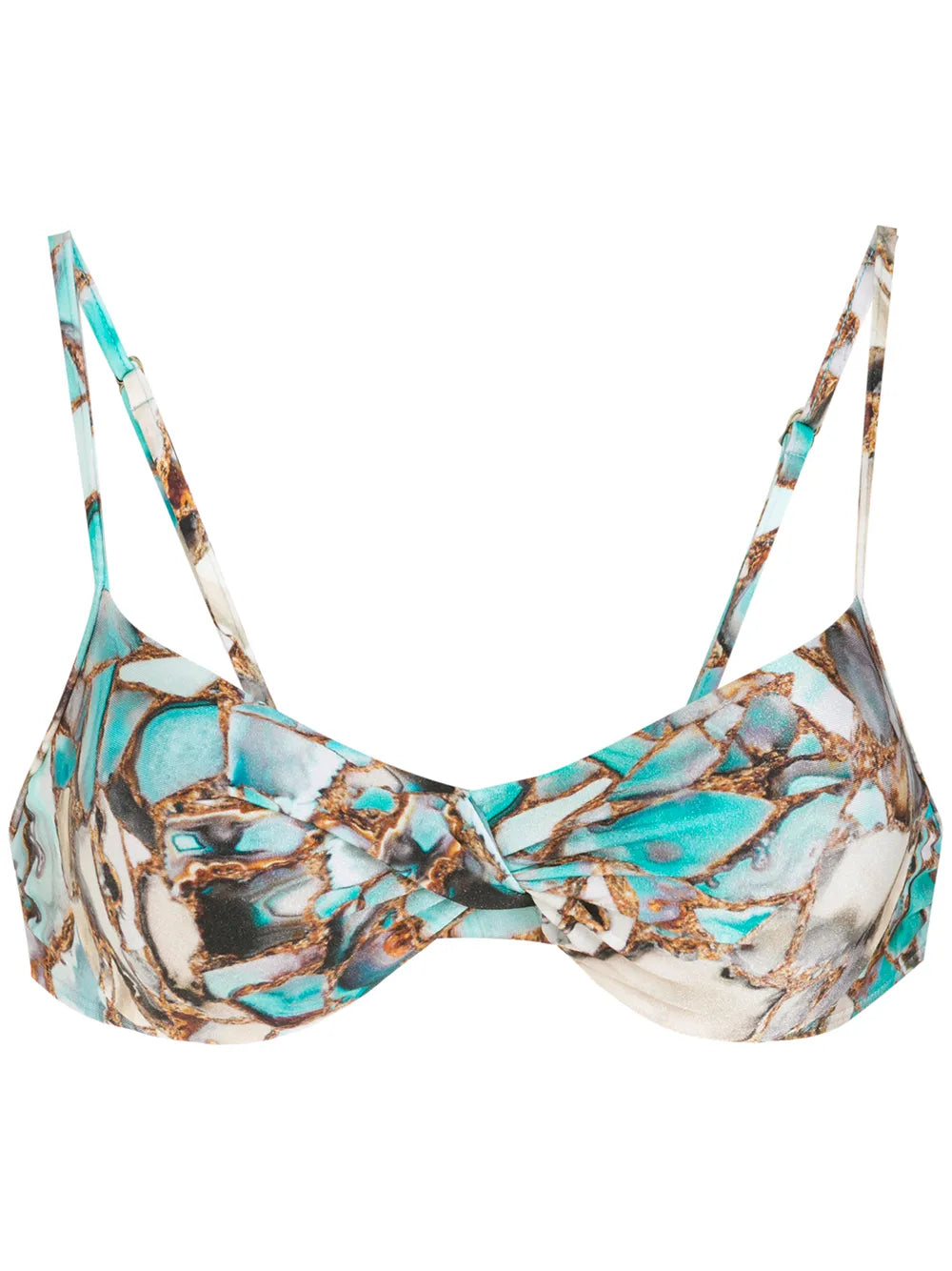 Fiji Estampado Bikini Top
