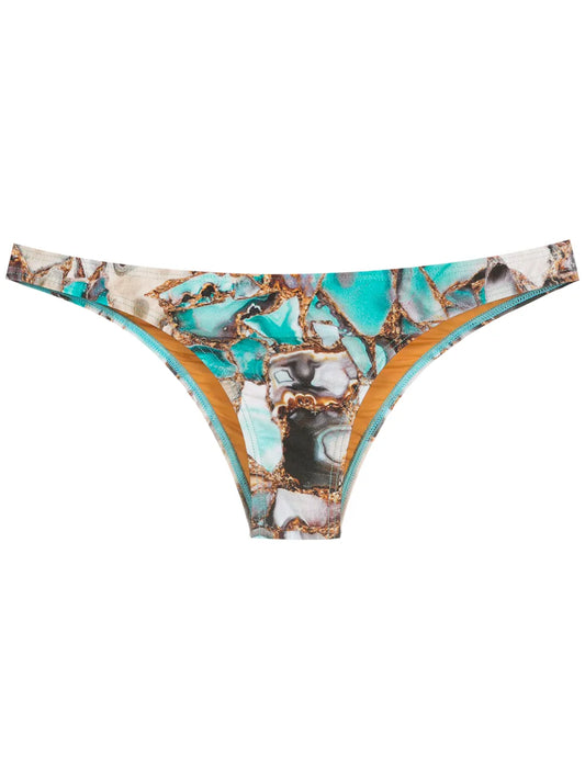 Poipu Marble-Print Pants