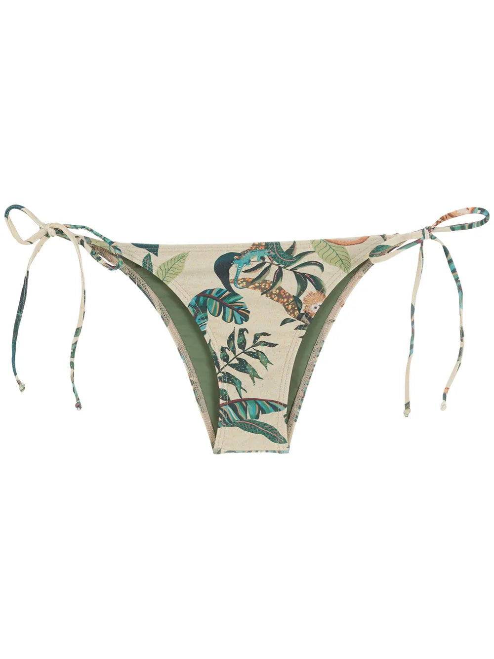 Thai Leaf-Print Pants
