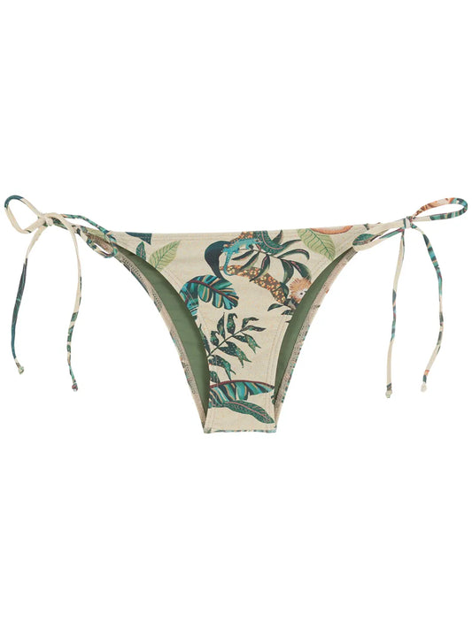 Thai Leaf-Print Pants