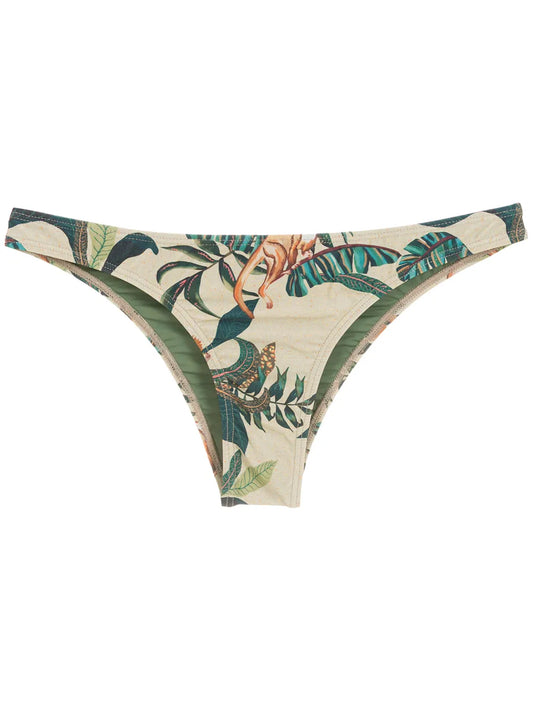 Poipu Leaf-Print Pants