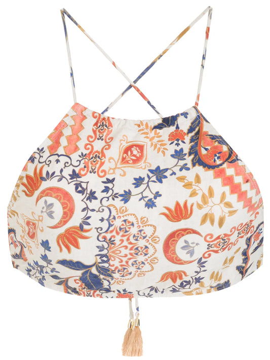 Ilana Paisley Floral-Print Bikini