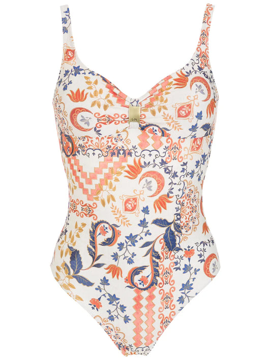 Roberta Graphic-Print Swimsuit