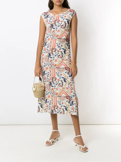 Floral Print Midi Dress