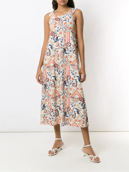 Floral Print Midi Dress
