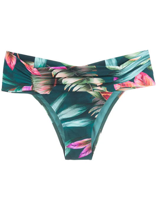 Jasper Leaf-Print Pants
