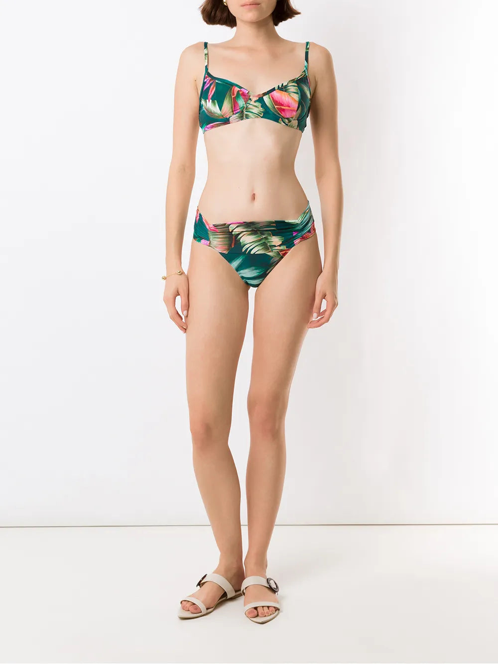 Jasper Leaf-Print Pants