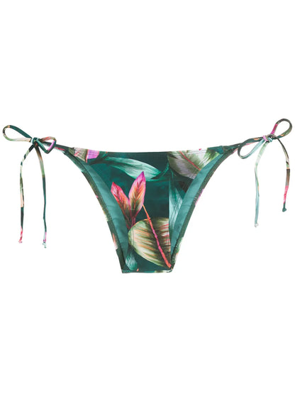 Thai Leaf-Print Pants