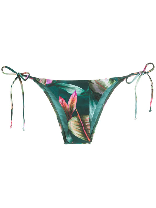 Thai Leaf-Print Pants