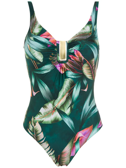 Mirassol Leaf-Print Swmsuit