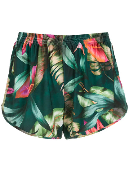 Lee Leaf-Print Shorts