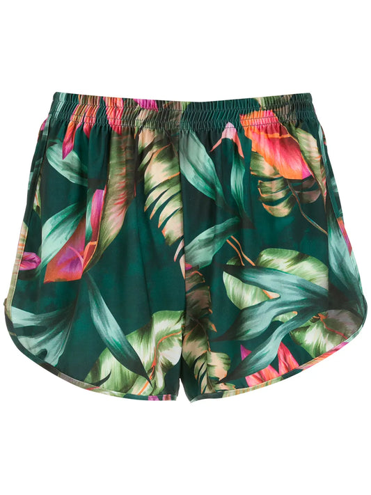 Lee Leaf-Print Shorts