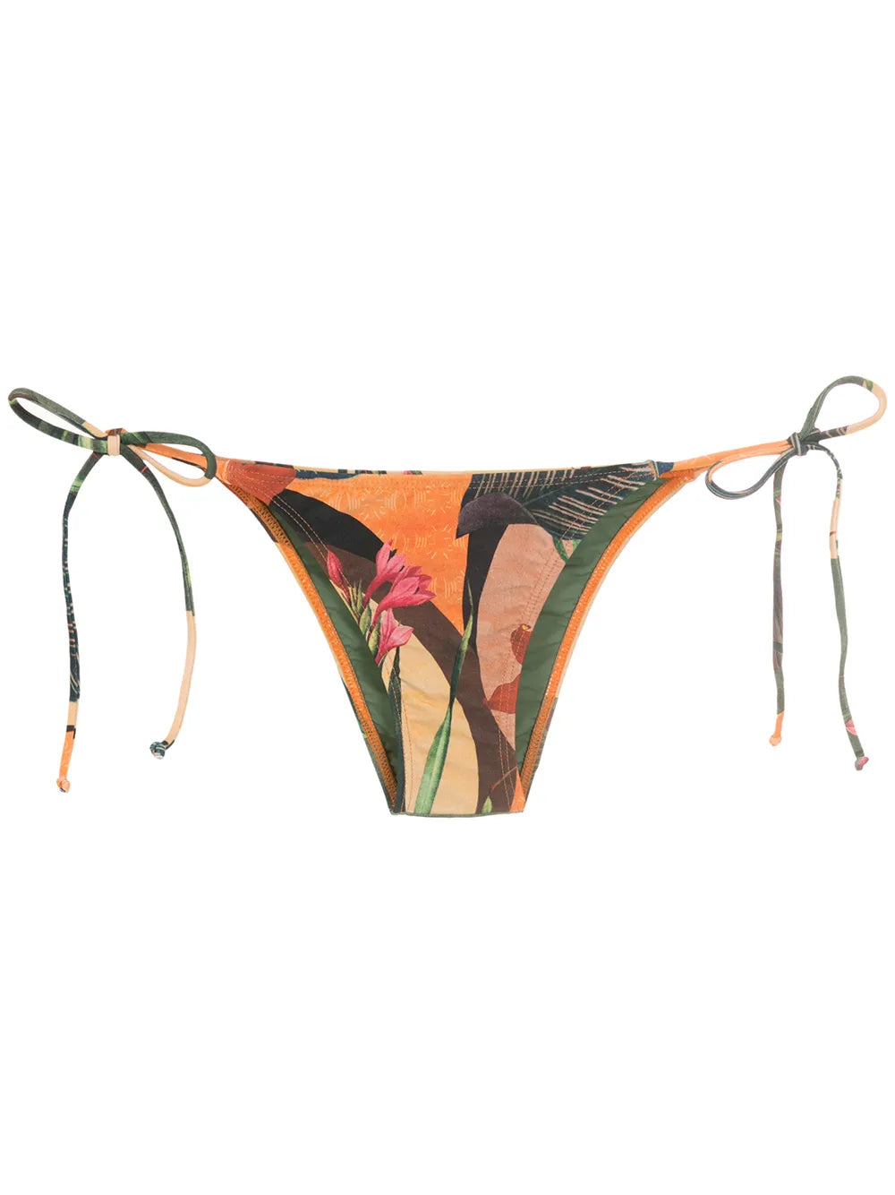 Thai Leaf-Print Pants