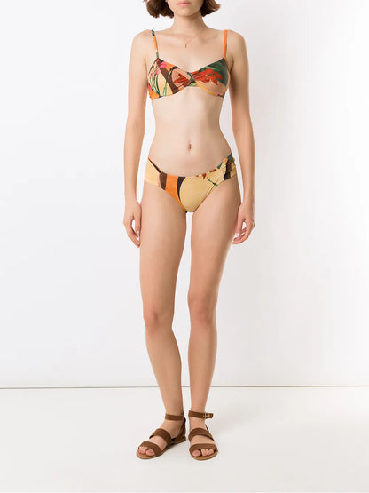 Vitória Leaf-Print Bikini