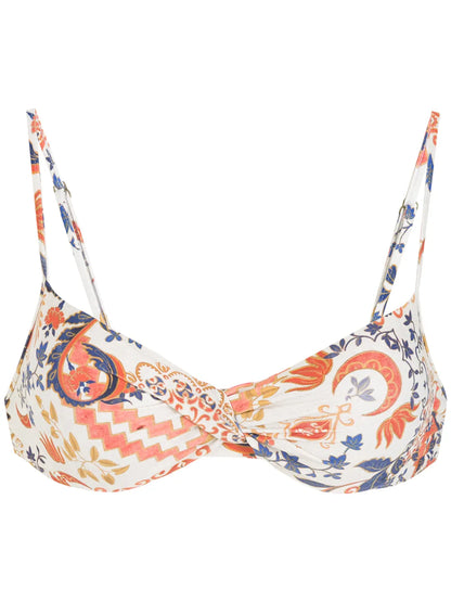 Fiji Printed Bikini Top