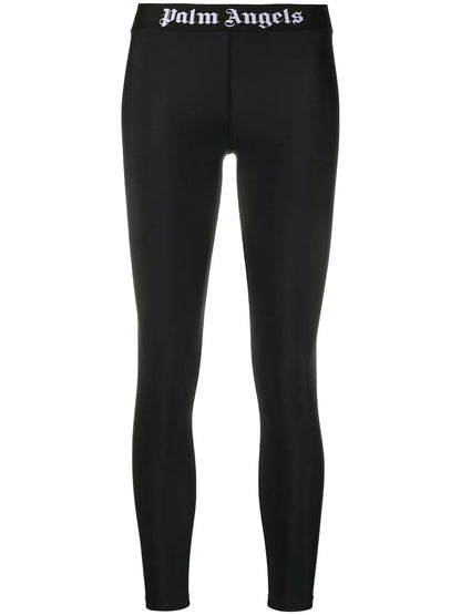 Logo-Waistband Cropped Legging