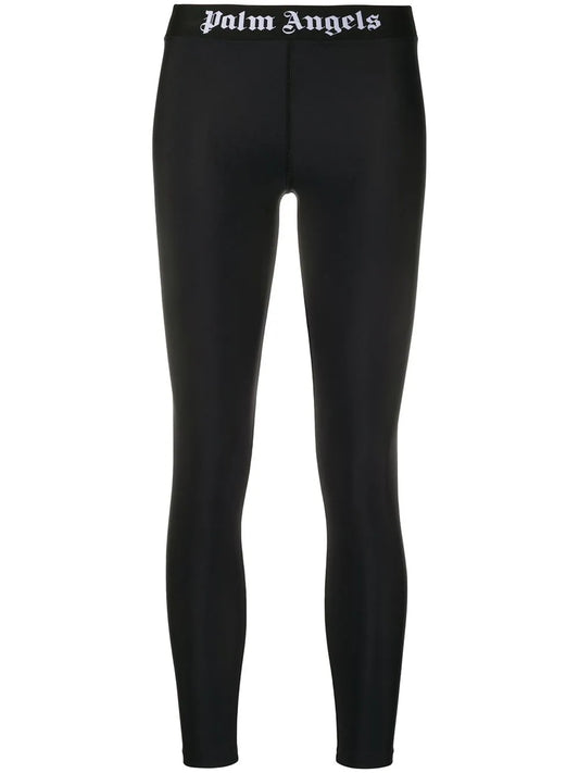Logo-Waistband Cropped Legging