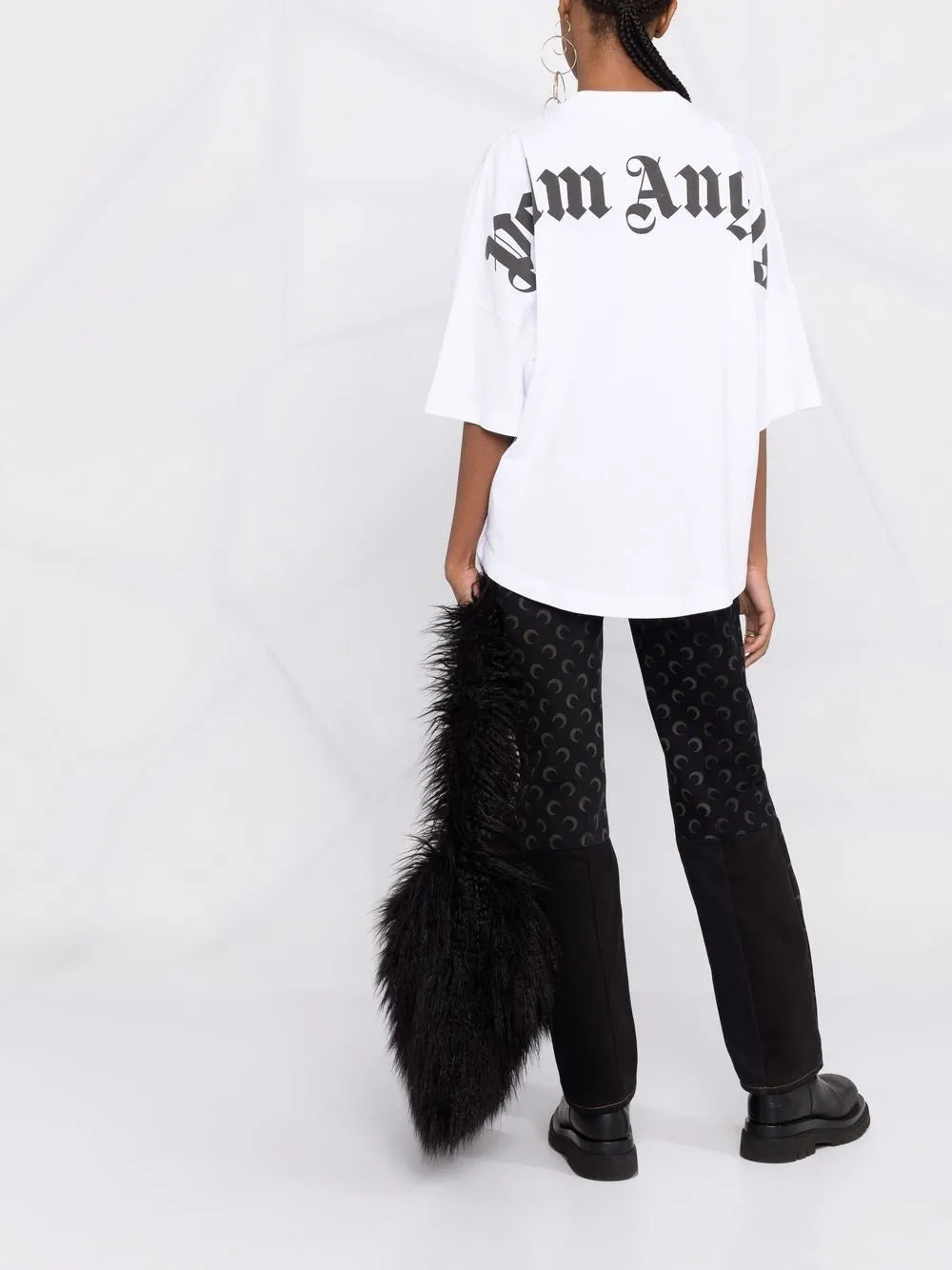 Logo-Print High-Neck T-Shirt