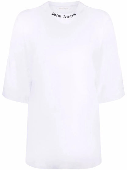 Logo-Print High-Neck T-Shirt