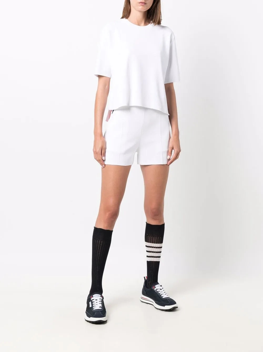 Rwb Intarsia-Knit Top