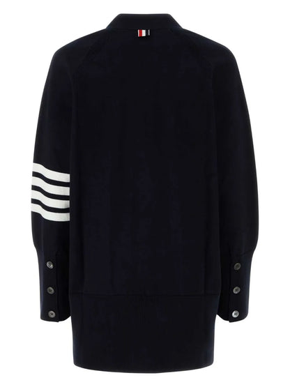 4-Bar Knitted Cardigan