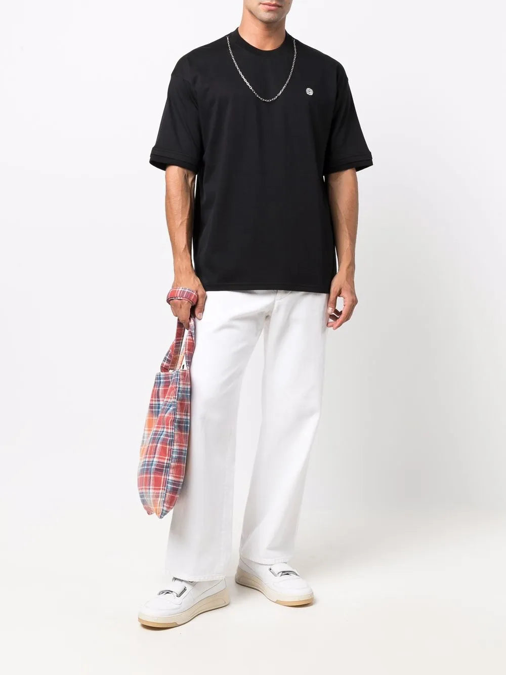 Chain-Link Collar T-Shirt