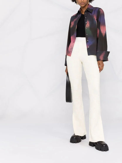 Monogram Flared Leggings
