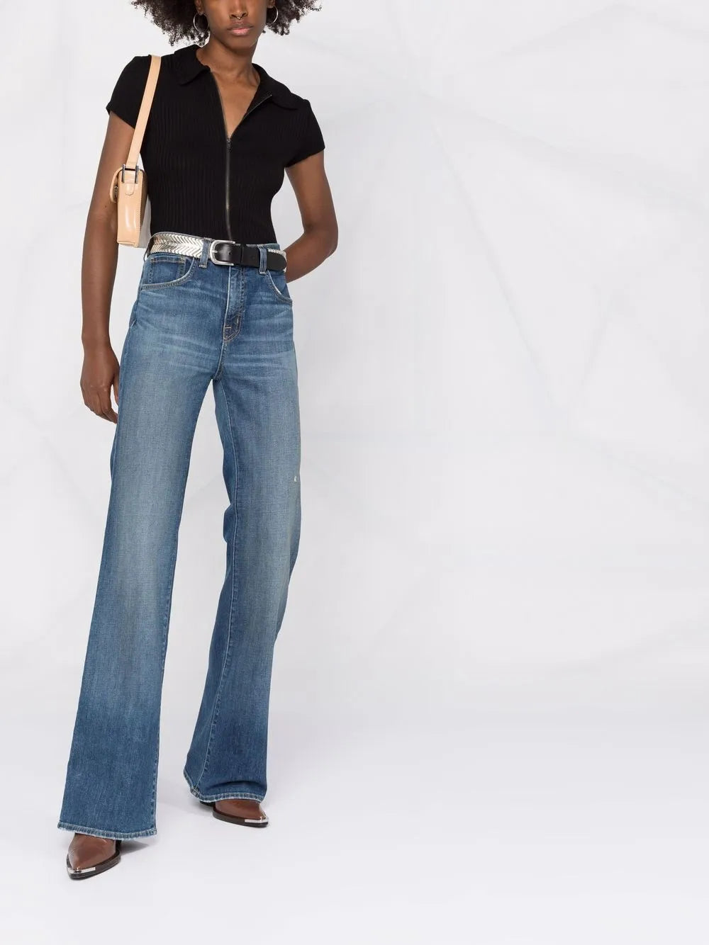 Flared Denim Jeans