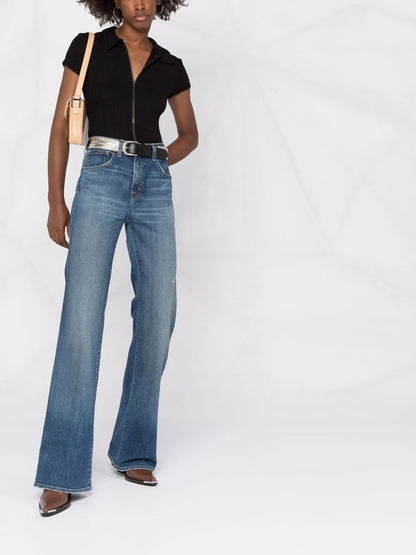 Flared Denim Jeans