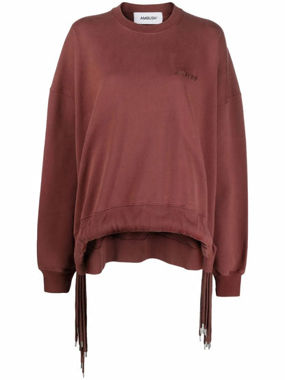 Drawstring Crewneck Sweatshirt
