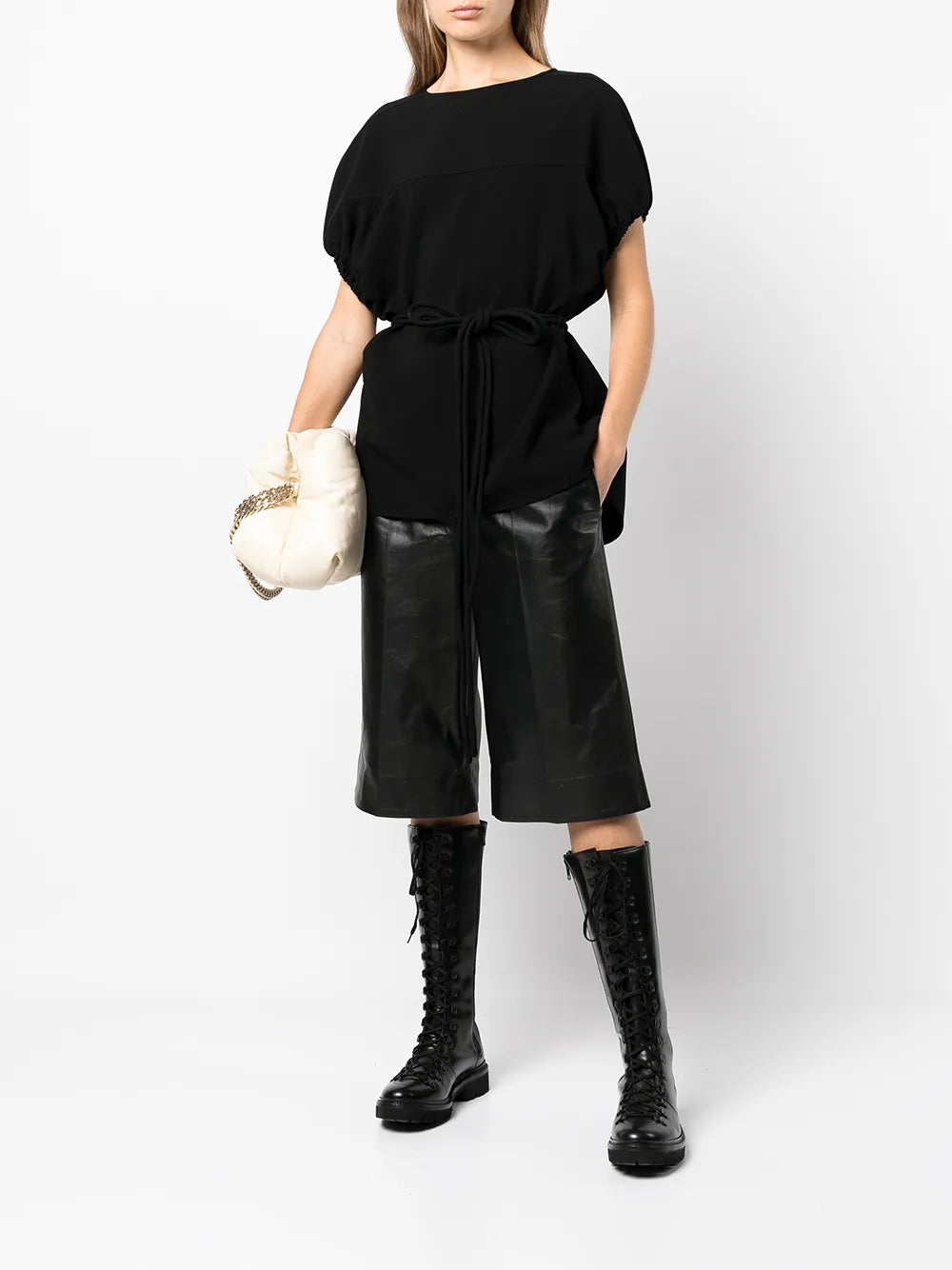 Matte Crepe Cocoon Top