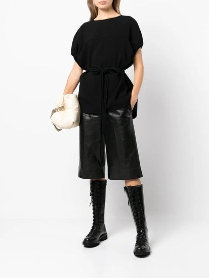 Matte Crepe Cocoon Top