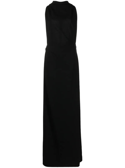 Matte Crepe Backless Dress