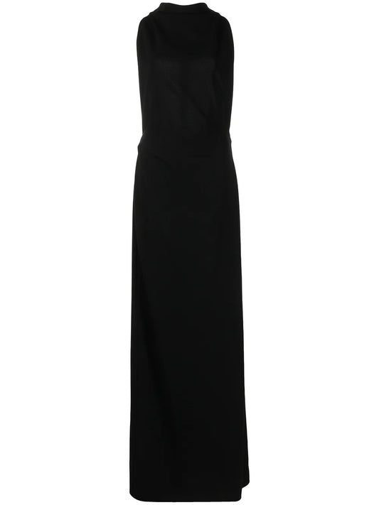 Matte Crepe Backless Dress