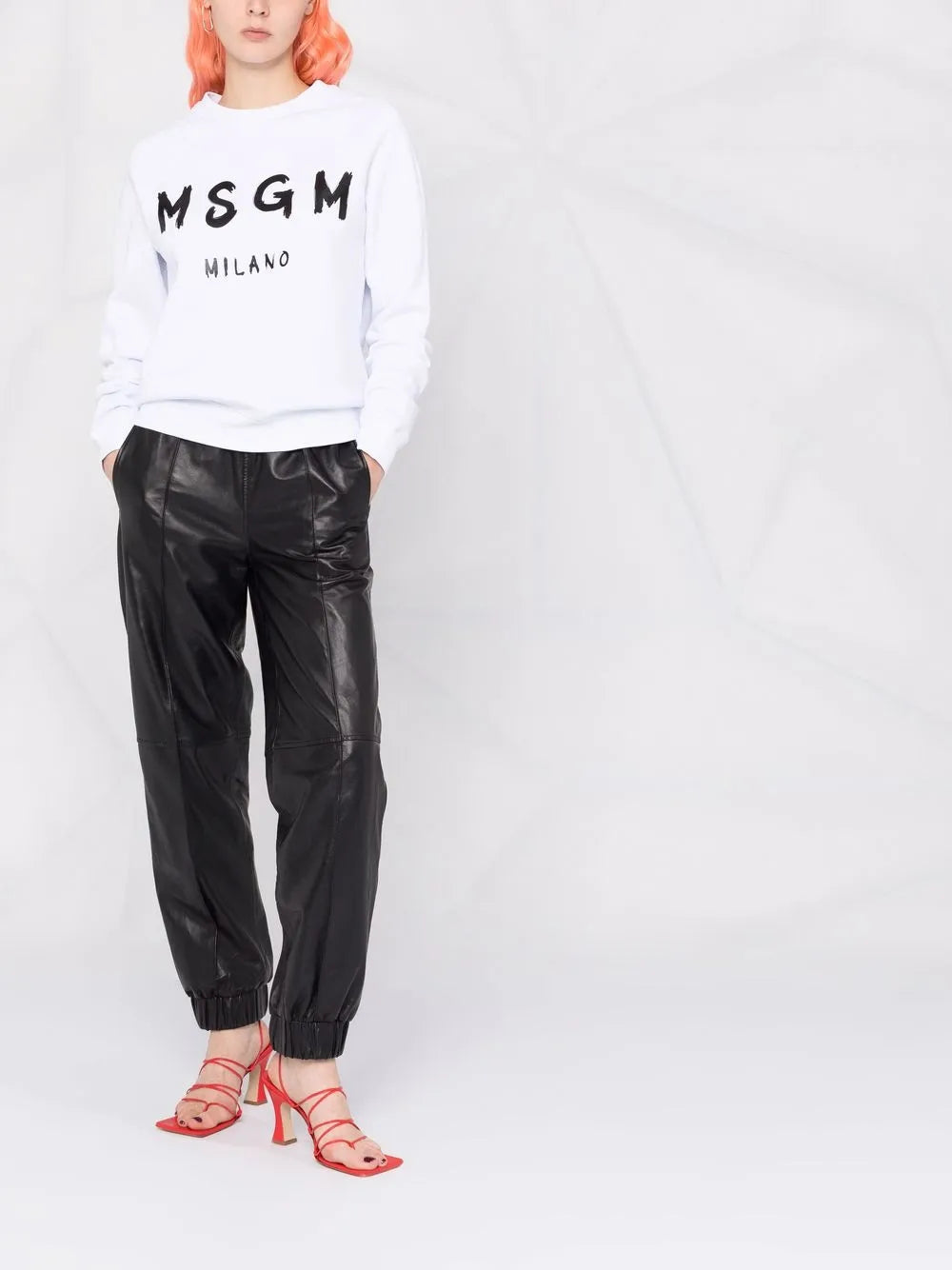 Logo-Print Crew Neck Sweatshirt