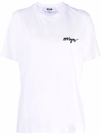 Chest-Logo Crew Neck T-Shirt