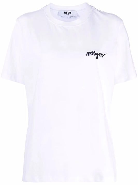 Chest-Logo Crew Neck T-Shirt